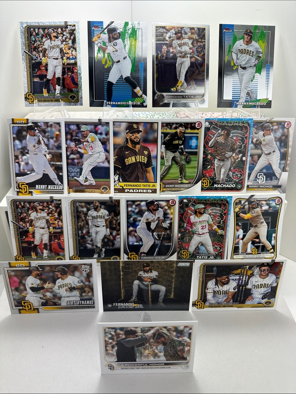 Fernando Tatis Jr & Manny Machado Padres lot of 19